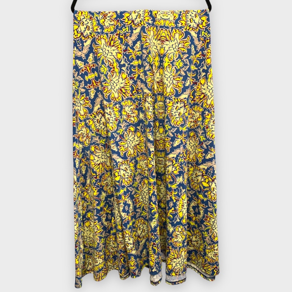LuLaRoe Floral Print Maxi Skirt